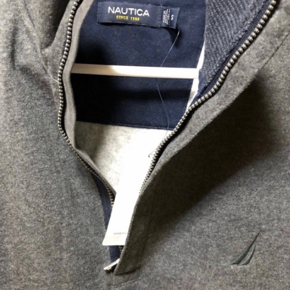 Nautica Quarter Zip Jersey Pullover - Picture 3 of 5